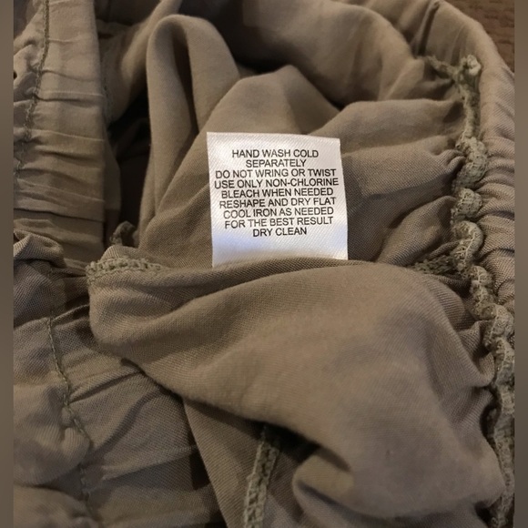 NWOT Pink Rose Army Green Elastic High Waist Light Jogger Pants - M - Picture 8 of 8